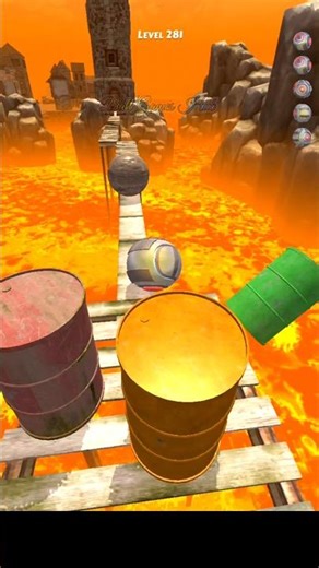 Rollance Adventure Balls | Smooth Rolling Adventure Run! 🔥😳 #shorts