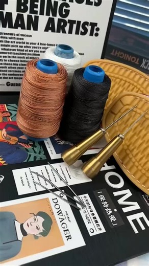 Essential 6-Piece Leather Sewing Awl Kit