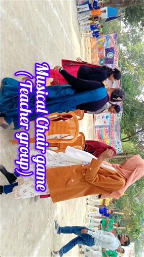 Musical chair game by Teachers... #school