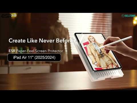 Introducing ESR Paper-Feel Screen Protector Film for iPad Air 11" (M3) 2025 - 2 Pack