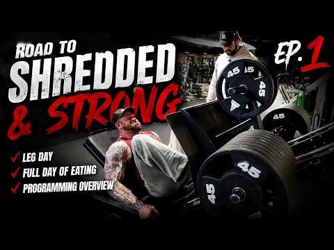 Can I Hit Huge Lifts While Dieting? | Road to Shredded & Strong Ep. 1