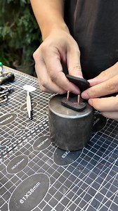 71K views · 303 reactions | How to use brass rivets Official crux puzzles #leather #bag #brass #shorts#copper #rivet #leathercraft #diy #bagmaking | Official crux puzzles | Facebook