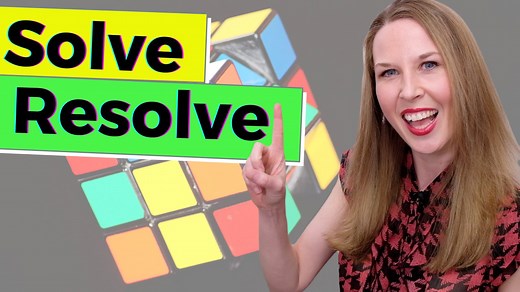 47K views · 6.5K reactions | In this video, learn the difference between "solve" and "resolve" so you can improve your English fluency and sound natural. Watch the lesson now... | JForrest English | Facebook