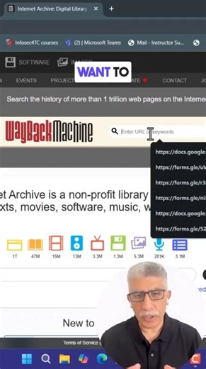 InfoSec4TC on Instagram: "🕰️ Ever wished you could travel back in time… on the internet? What if you could revisit how your favorite website looked in 2005? Or check how a company’s homepage evolved over the years? Or even recover content that no longer exists online? 👀 Thanks to Archive.org’s Wayback Machine, you can. Just type in a web address, pick a year, choose a date, and BOOM — you’re exploring a fully preserved snapshot from the past. ✅ Perfect for: 🔍 Research & digital investigations