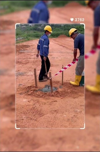 Installation surface marker & rod settlement gauge#civilengineering #geotechnicalengineering