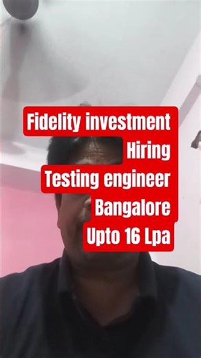 Fidelity Hiring QA Engineer in Bangalore | Selenium Java Python Jobs 2026