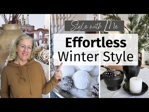 Winter Decorating Ideas ~ 5 Effortless Winter Tables That Look Beautiful