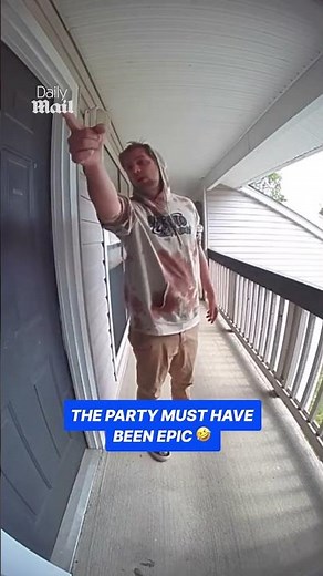 Neighbor rings on doorbell to ask for next party invite