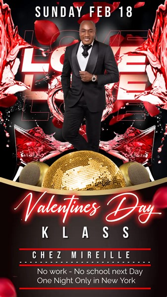 3.2K views · 231 reactions | Wine & Dine to the sound of KLASS ...NO SCHOOL -NO WORK The next Day...Valentine’s Special. Tickets  $40 One Band...All Night: https://www.eventbrite.com/e/a-valentines-love-affair-tickets-814381054657 | KLASS | Facebook