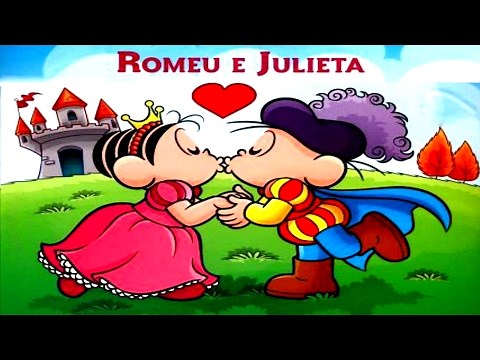 turma da mônica romeu e julieta desenho completo 2017 monica e cebolinha apaixonados