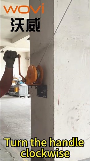 How to use the self-locking hand winch #hand #winch #factory #puller