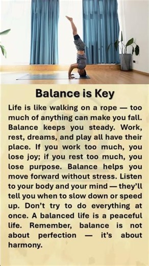 Balance is key ⚖️💎#learnenglish #English #education #englishteacher