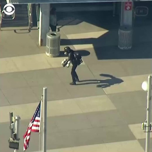 92K views · 318 reactions | ROCKET MAN: A man soared to new heights wearing an innovative Jet Suit in a fitting location -- New York City's Intrepid Sea, Air & Space Museum.  https://cbsn.ws/2C4dQgg | CBS News | Facebook