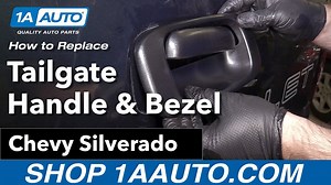 How to Replace Tailgate Handle and Bezel 2000-06 Chevy Silverado