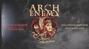 💥💥Greeting VDO from “Arch Enemy” 💥💥 Deceivers Asia Tour 2024 21 May 2024 Hollywood Bangkok Ratchada Soi 4 Map : https://maps.app.goo.gl/ajgnBRxm96i2XgWY7 video ทักทายมาแล้ววว จาก “ Arch Enemy “ สาวก Metal เตรียมร่าง เตรียมหู กันให้พร้อมม ใครไม่มางานนี้ถือว่าพลาด!! Don’t Misssss💥 Arch Enemy Live In Bangkok Deceivers Asia Tour 2024 21 May 2024 Hollywood Bangkok รัชดา ซ 4 🌟Ticket available on 1. Thaiticketmajor : https://bit.ly/3URfREm 2. OD ROCK : https://www.facebook.com/odbkk 3. Line Offic