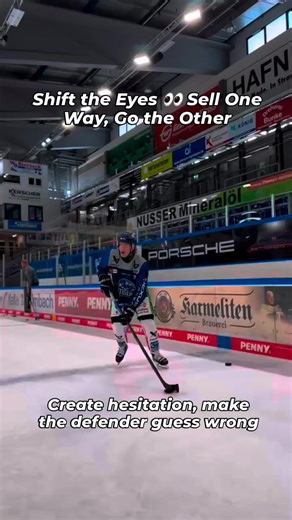 🎥 Creating Offense from the Blue Line 🧠🏒 A great defenceman doesn’t just hold the line—they manipulate it. This drill focuses on deception at the point: ✅ Subtle fakes to create hesitation ✅ Lateral movement to shift shooting lanes ✅ Quick decision-making to capitalize on openings ✅ Puck movement with purpose Create hesitation—make the defender guess wrong. That's how you buy time, open space, and create high-danger chances. Big thanks to Coach alex_kercs for the elite detail and breakdown on