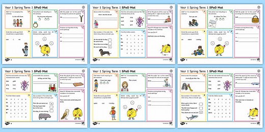 Year 1 Spring Term 1 SPaG Activity Mats