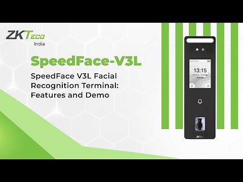 SpeedFace V3L Facial Recognition Terminal: Features and Demo