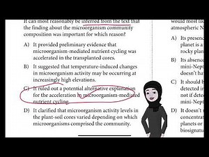 Sat practice test 6 Question 11 module 2 Reading & Writing