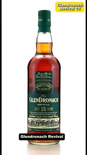 Discover the Rich Essence of Glendronach Revival 15 Year Old Single Malt Scotch Whisky!