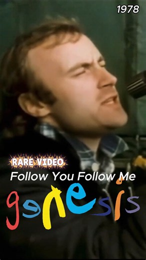 Genesis (Rare) - Follow You Follow Me (1978 Video) #philcollins #nostalgia #shorts