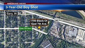 Gary shooting leaves boy, 3, wounded, in stable condition