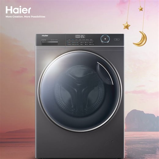 1.9K reactions · 31 shares | Bari Eid brings BIG TREATS for you! Get Haier Washing Machine at an amazing offer you don't want to miss. Buy a front-load washing machine today and get 6 months' worth of detergent supply for free! 2 lucky draw winners will also get an Umrah ticket, so hurry up and buy today! #Haier #HaierWashingMachine #EidHaierKaySath #MoreCreation #MorePossibilities | Haier | Facebook
