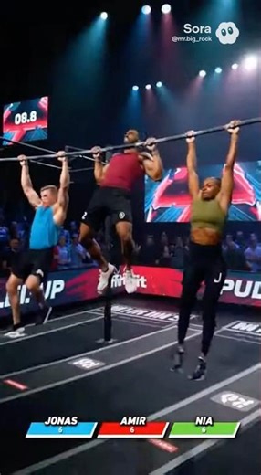 💥Pull-Up Battle: 10 Seconds of PURE Chaos 🔥 #pullups #gym #bodybuilding