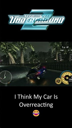 I Think My Car Is Overreacting 😂😂💀💀 NFS Underground 2 Car Crash | My Car Was Throwing A Sissy Fit