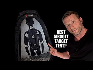Byrna Full-Size Target Tent Unboxing & Review | Airsoft Shooting Trap vs. Top BB Tent