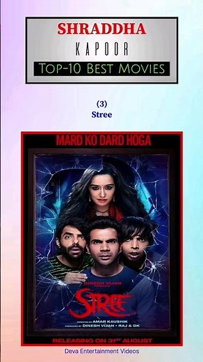 Shraddha Kapoor | Top-10 Best Movies | 95 | Deva Entertainment Videos