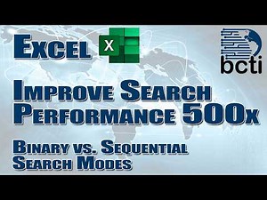 Excel Search Algorithms: Binary vs. Linear Search Explained