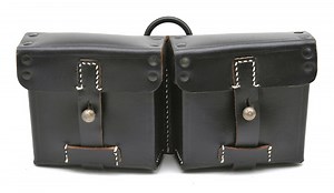 German WWII G43 K43 Leather Magazine Pouch Marked bla 1944