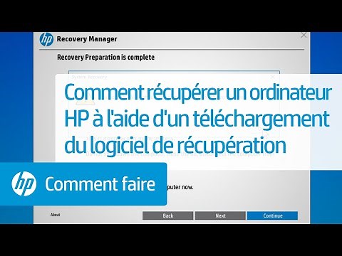 Comment récupérer un ordinateur HP à l'aide d'un téléchargement du logiciel de récupération | HP