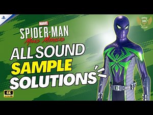 Spider-Man Miles Morales All Sound Sample Locations || PS5