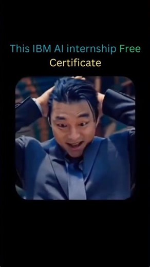 Ibm ai intership free certificate