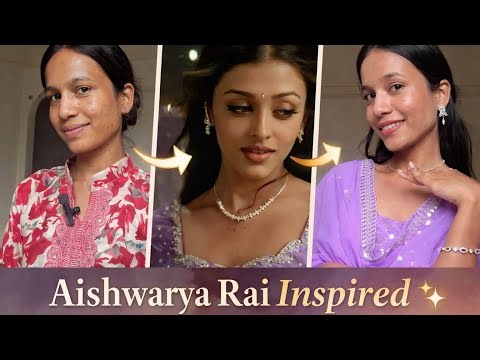 Aishwarya Rai Inspired Look Using Basic Makeup | Real & Simple