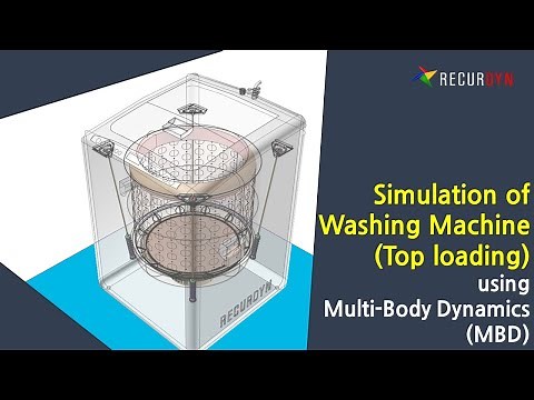 Simulation of washing machine vibration using Multibody Dynamics