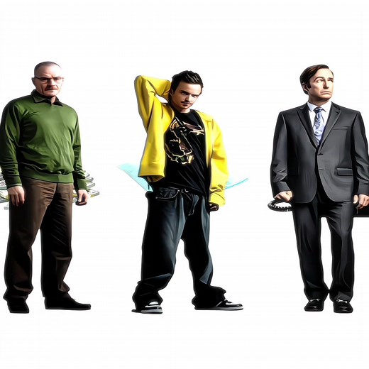 Breaking Bad Trio Edit: A Showcase of Iconic Characters