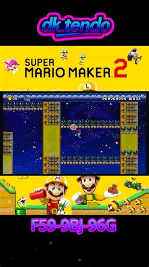 マリオチャレンジ Will you stay airborne for 30s? 🔥 SMM2 ノーランディング