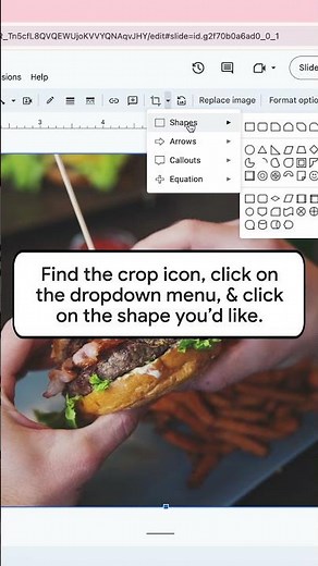 Customize and crop your images into shapes directly in Google Slides. ✂️ #Shorts