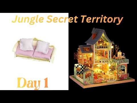 Day 1 -Jungle Secret Territory (ES002) Jiate Handcraft - Dollhouse Model