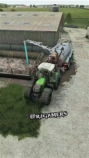 Slurry Pumping Into a Harvested Field! 😱 | FS22 | #fs22 #fs25