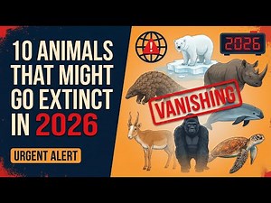 10 Animals That Might Go Extinct by 2026 😢