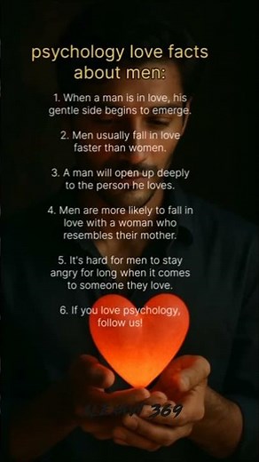 Top 6 Psychological Facts About Men in Love Male Behavior, Emotions & Love Psychology