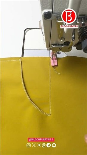 Seamless side pockets sewing Tutorial