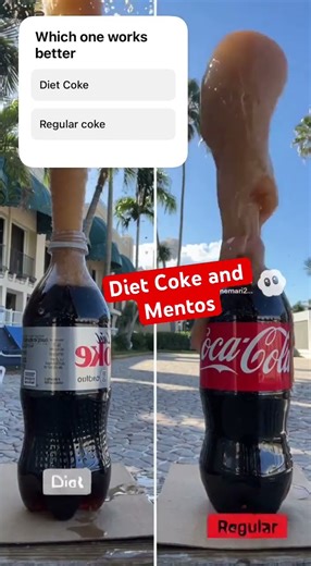 Why Diet Coke + Mentos Explodes: The Science Explained! #diet coke #mentos #chemistrywithdr.Memari