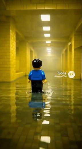LEGO Zombie Pool Backrooms… There’s No Escape