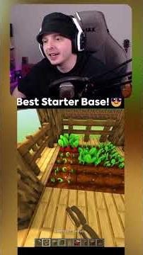 THE BEST MINECRAFT STARTER BASE 💥⛏