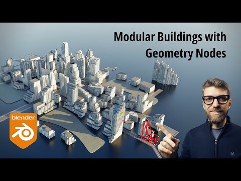 Easy Modular Buildings with Geometry Nodes in Blender